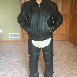 Men's Motorcycle Clothing & Helmet (NEVER USED)